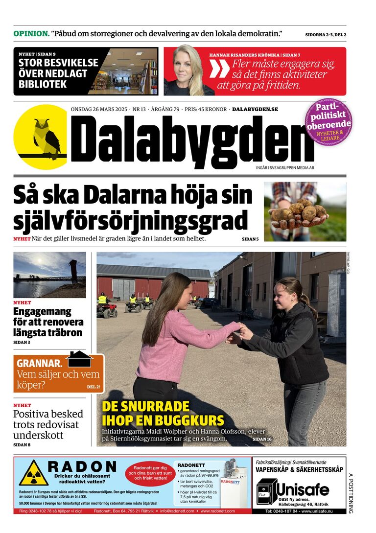 Senaste numret av e-tidningen